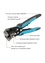 SH-371 Automatic Wire Stripping Pliers 0.5-6mm Square, Ssed For Electrical Maintenance Of Cable Cutting Tools