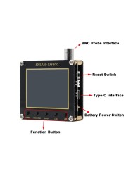 FNIRSI-138 برو يده ملتقط الذبذبات الرقمي 2.5MSa/s 200KHz عرض النطاق الترددي التناظرية دعم السيارات ، 80Khz PWM وتحديث البرامج الثابتة