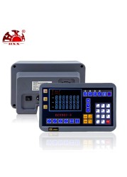 HXX New 3 Axis LCD Dro Set Digital Readout Display System with 3pcs Linear Glass Scale Ruler Optical Dimension Lathe Mill Tools