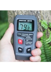 BSIDE Digital Wood Moisture Meter EMT01 Professional 0~99.9% Timber Moisture Portable LCD Display Timber Moisture Detector