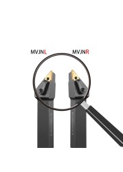 Kakarot External Turning Tool Holder MVJNR2020K16 MVJNR1616K16 MVJNR2525M16 VNMG160408 Carbide Inserts MVJNR Lathe Cutting Tools