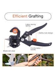 Grafting Shears Fruit Tree Grafting Scissors Multifunction Bud Cutter Gardening Tools Grafting Scissors Garden Pruning Tool