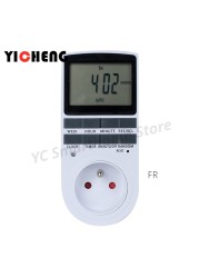 Big Screen Timer EU US UK Kitchen Socket Timing Switch Electronic Timer AU BR FR