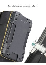 AIRAJ أداة حقيبة مقاوم للماء أداة حقيبة قابل للتعديل حزام الكتف للطي مقاومة للاهتراء durableelectrist حقيبة أدوات