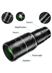 APEXEL Powerful 16x52 Binoculars Zoom Binoculars Dual Focal Range Prism Compact Monocular For Hunting Camping Equipment