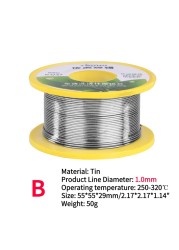 3% silver 0.8mm lead-free silver solder wire for speaker DIY