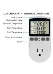 Multifunctional digital thermostat, European plug, temperature controller, outlet with timer switch