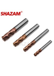 Milling Cutter Alloy Coating Tungsten Steel CNC Tool Maching Hrc55 Endmill SHAZAM Top Milling Cutter Tool Kit Milling Machine