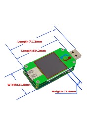 UM24 UM24C ل APP USB 2.0 شاشة الكريستال السائل الفولتميتر مقياس التيار الكهربائي بطارية تهمة الجهد الحالي متر كابل جهاز اختبار المقاومة-12006014