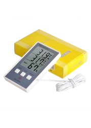 CX-201A Digital Thermometer Hygrometer Indoor Outdoor Temperature Hygrometer LCD Display Sensor Probe Weather Station