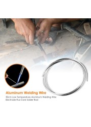 Aluminum Welding 50cm Low Temperature Aluminum Welding Wire Electrode Flux Core Welding Wire Rod Diameter 0.8mm/1.2mm/2.0mm