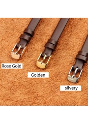 Genuine Leather Watch Strap Women Watchband for Fossil ES3077 2830 3262 3060 4176 4119 4026 4340 Small Bracelet 8mm Watch Band