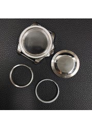 40mm NH35 NH36 Case Sapphire Glass 904L Stainless Steel Watch Bezel Adjustment Fits NH35/NH36/ETA2824 Movement