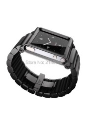 Aluminum-plastic Rigid Multi-Touch Wrist Watch Band Kit Strap Bracelet for iPod Nano 6 6th