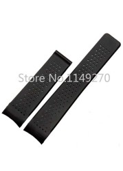 Breathable Wrist Straps, Elastic, With Stainless Steel Deployment Buckle, For Swimming, 22mm, 24mm