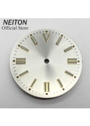 Niton 28.5mm/31mm Black Blue Green Red Yellow Luminous Dial Watch Fit NH35 NH36 ETA2824 2836 Miyota 8215 DG2813 3804 Movement