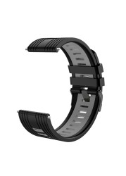 22mm Sport Silicone Band for Huawei Watch 3 Pro 48mm/Huawei Watch 3 46mm/Huawei Gt3 46mm/Huawei Gt Runner Strap for Huawei Watch