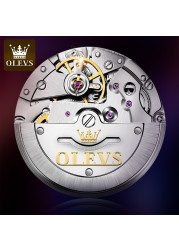 OLEVS Stainless Steel Strap Submarine Full Automatic Men's Watch Waterproof Business Automatic Mechanical Men's Wristwatch