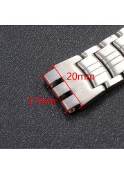 Watch Accessories Watch Strap For Swatch Watch Stainless Steel Bracelet Solid Convex And Prong Steel Belt 17mm 17.5mm 20mm 22mm