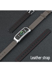 Metal Strap for OPPO Band Replacement Bracelet Sport Band Wristband Leather Strap for OPPO Band Accessories