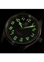 2022 New SteelDive 39mm Pilot Watch Men Classic Retro Sport Quartz Watch Top Brand Sapphire Waterproof Watch C3 Reloj Hombre