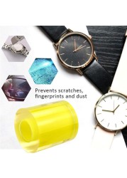 Anti-static Transparent PVC Watch Protective Tape Watch Protector Tape Jewelry Repair Watch Scratch Dust Protection Film