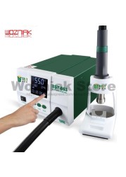 BST-863 Lead Free Hot Air Rework Station Soldering Touch Screen LCD 1200W 220V for Phone CPU PCB Grinder