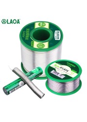 LAOA Active Lead-Free Soldering Wire 0.8mm for Electric Soldering Iron Welding Belt Rosin Core Tin 99.3% Contained High Purity Tin