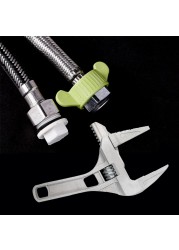 Portable Universal Wrench Adjustable Aluminum Alloy Opening Spanner Repair Tools For Water Pipe Bathroom Accessories Screw