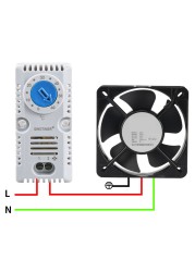 small cabinet thermostat KTO011 KTS011 XTS211 XTO211 normally open/normally closed built-in mechanical temperature controller