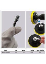 1/2/5pcs 1/4 Hexagon Connecting Rod Adapter Drill Chuck M10 Polishing Disc Connection Hexagon Connecting Rod