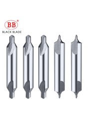 BB Carbide Center Drilling and HSS Co M35 Countersunk Chamfer Bit B Shape Diameter 1 1.5 1.6 2 3.15 4 5 6