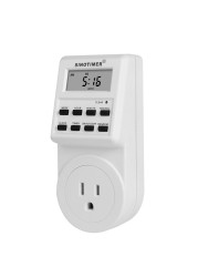 TM516 LCD digital 7-day cycle programmable digital display time relay timer plug socket wall socket timer switch