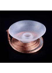 Welding Wire 1.5m Removing Solder Braid Soldering Remover Filament Wire Low Residue Tin Strip Soldering Electric Work DIY