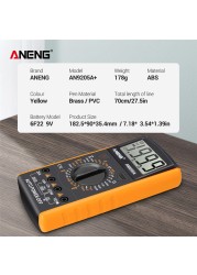 ANENG Digital Multi Capacitance Current Tester Voltmeter Ammeter Multifunctional Digital Meter Energy Energy 18x9x3.5cm Pro