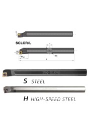 BB SCLCR SCKCR Lathe Screw Punch Bar S10K S12M Internal Turning CCMT HSS C08K Carbide Alloy Steel Tool Holder