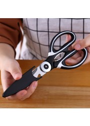 Can Clip Nut Multipurpose Panda Scissors Stainless Steel Food Chicken Bone Scissors Kitchen Household Scissors