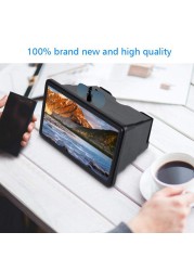 3D Mobile Phone Screen Magnifier Stereoscopic HD Amplify Stand Movie Video Desktop Smartphone Amplifier