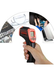 GM320S -50 ~ 600 ℃ / -58 ~ 1112 ℃ High Temperature Non-contact LCD Infrared Heat Gun