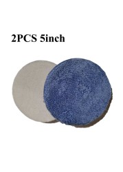 2pcs 3/4/5/6/7 inch Microfiber Car Polishing Pad Body Polish Micro Fiber Polishing Wheels for Car Polisher