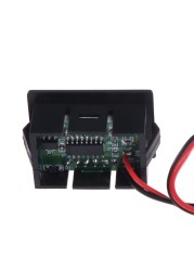DC 2 Wires 4.5-30V Mini LED Digital Display Voltmeter Volt Voltage Panel Meter