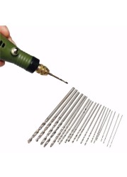 0.3mm-1.6mm Mini Hand Drill Tools Micro Twist Drill Semi-automatic Hss Drill Bits For Precision Crafts Jewelry Repair