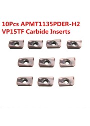 10pcs carbide 549216 model indexable insert APMT1135PDER-H2 VP15TF carbide insert carbide insert inter t1135 cnc tool set high quality