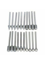 20pcs 120 grit plated diamond burr set rotary drill bit set grinding tool grinding diamond burr drill bits high quality