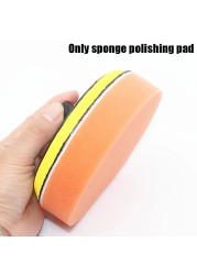 1pc 125mm/5" Flat Sponge Polishing Buffing Pads Waxing Clean for Car Polisher Sponge Polishing Pad Buffing Pad for Car