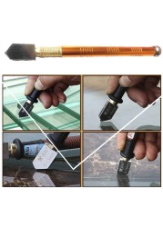 Diamond Glass Cutter Professional Portable Wheel Blade Antislip Metal Handle 175mm DIY Tile Mirror Craft Cutting Hand Tools