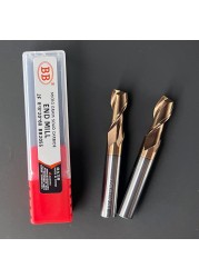 BB 2F 4F Carbide End Mill 1.1mm to 11.9mm CNC Cutter Mini Tool 4 Flute Metal Steel Wood Cutter