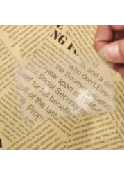 Magnifier Magnification Fresnel Lens Protable Lens Pocket Credit Card Size Transparent Lens Reading Magnifying GAS