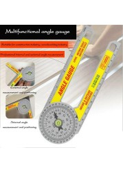 Miter Saw Dividing Angle Miter Gauge Saw ABS Digital Protractor Clinometer Protractor