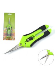 Garden Pruning Shears Gardening Tools Fruit Scissors Picking Household Potted Weed Stainless Steel Pruning Branches Pruners